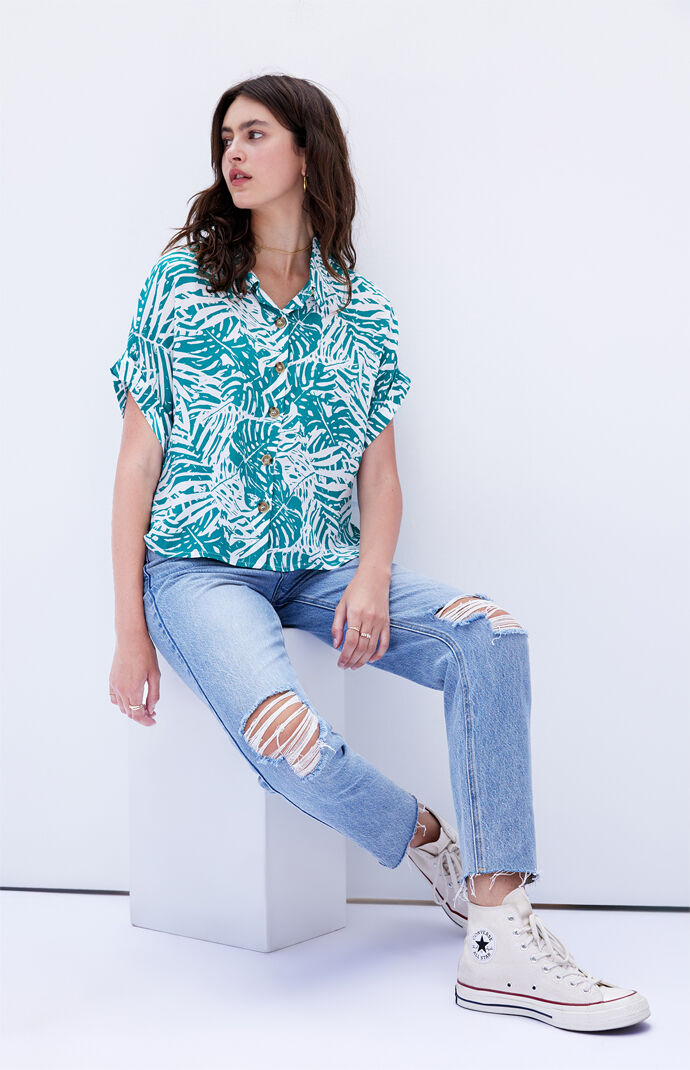 Feeling Fresh Short Sleeve Button Up Shirt