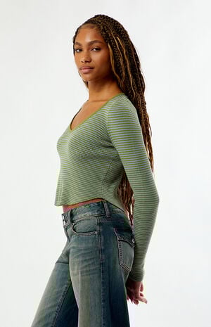 Woodland V-Neck Sweater image number 4