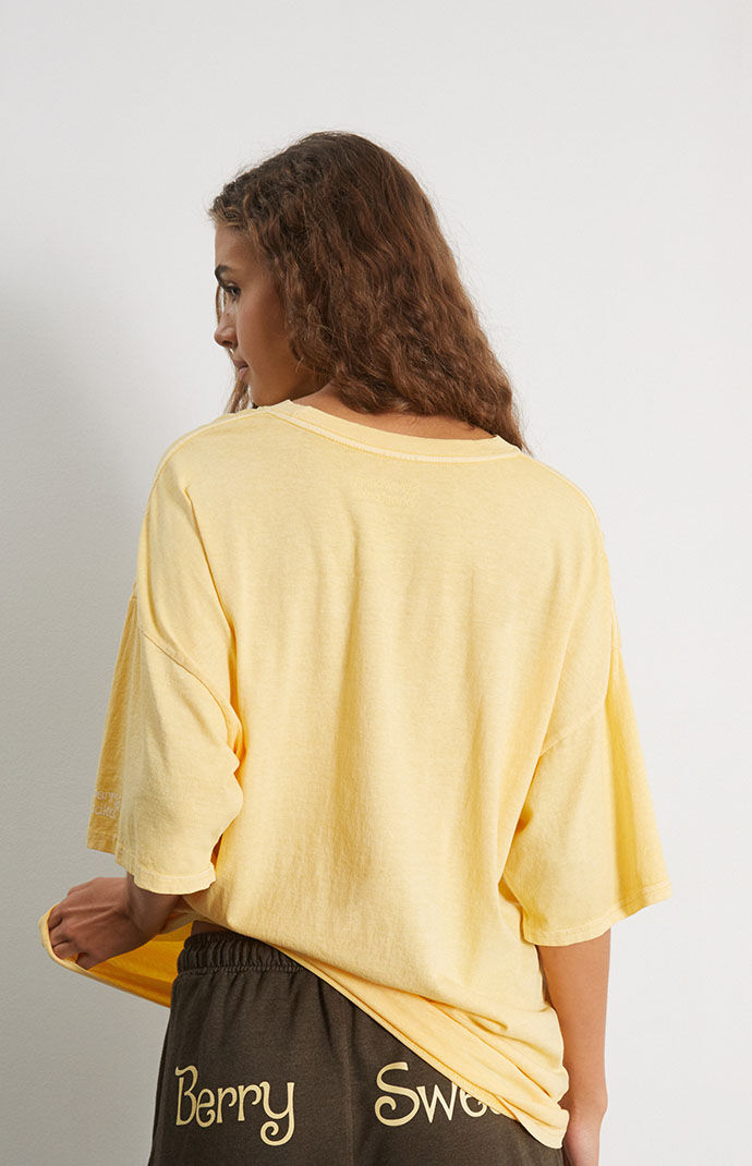 Yellow honey discount shirt pacsun