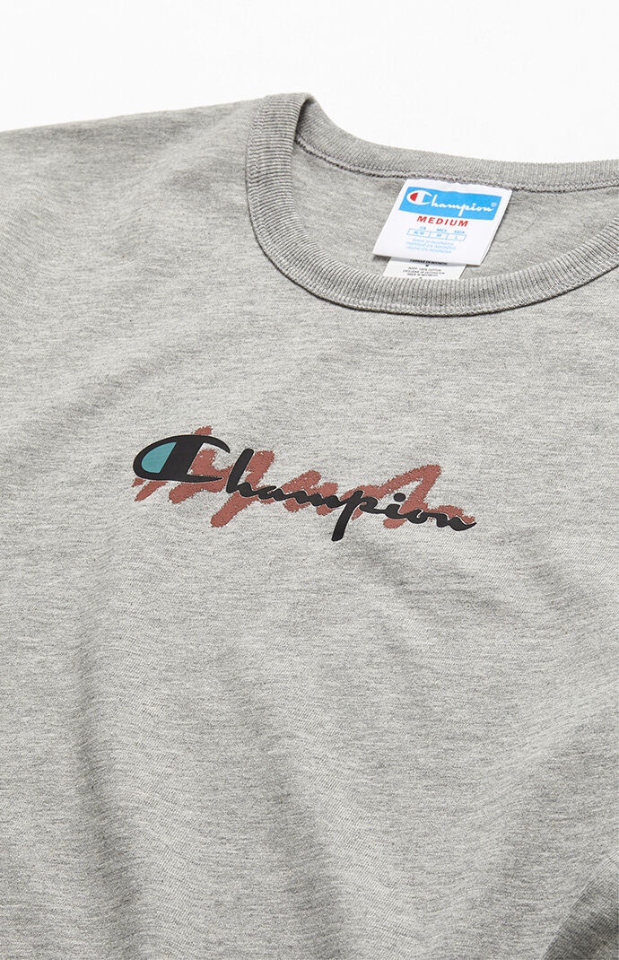Stacked Scribble Long Sleeve T-Shirt