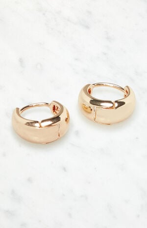 Dome Hoop Earrings image number 2