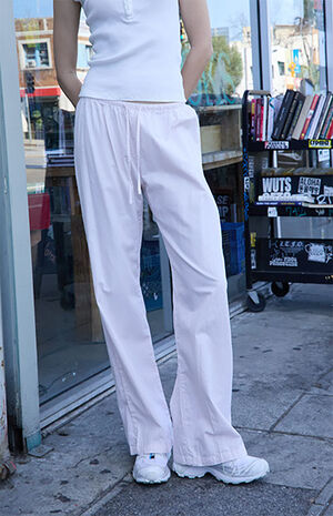 Pink Striped Anastasia Baggy Pants image number 2