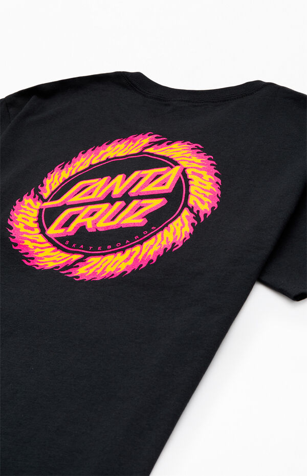 Santa Cruz Kids Flame Ringed Dot T-Shirt