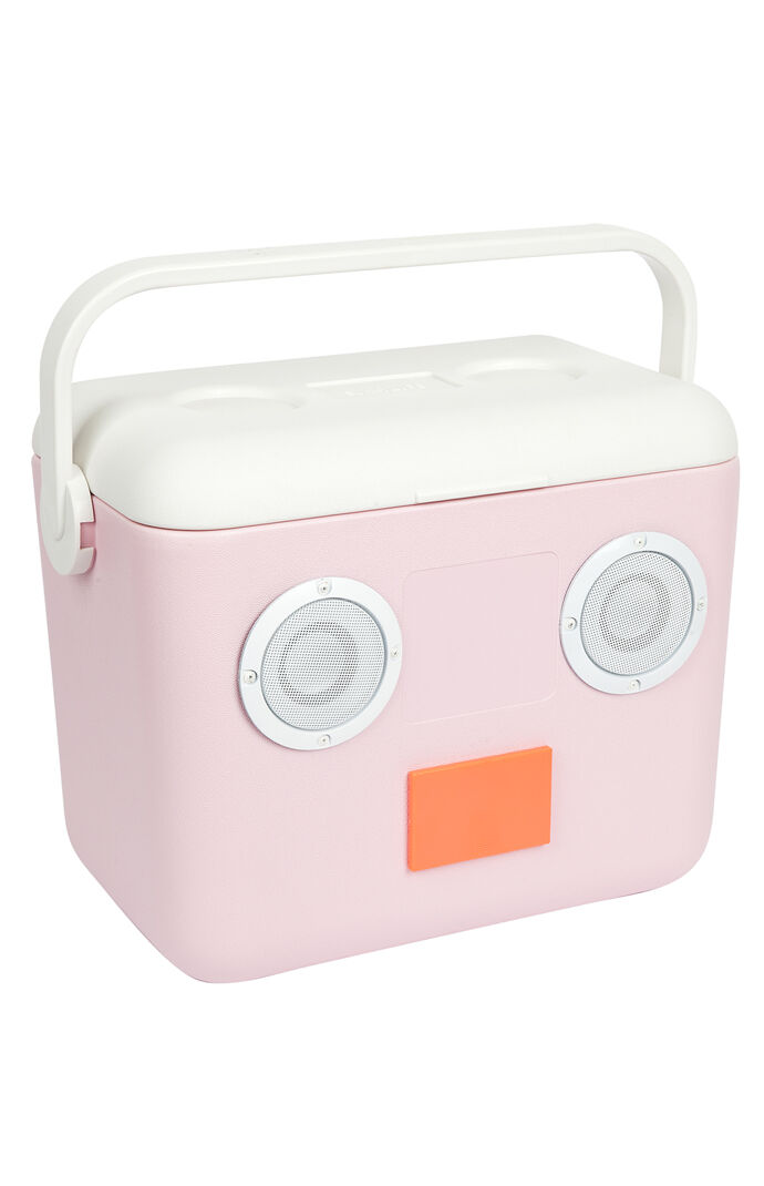 Powder Pink Cooler Box Bluetooth Speaker