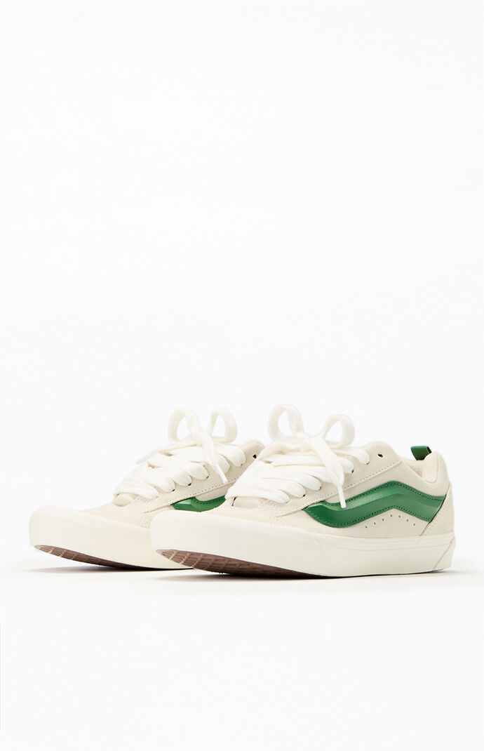 Vans Green & White Knu Skool Shoes | PacSun
