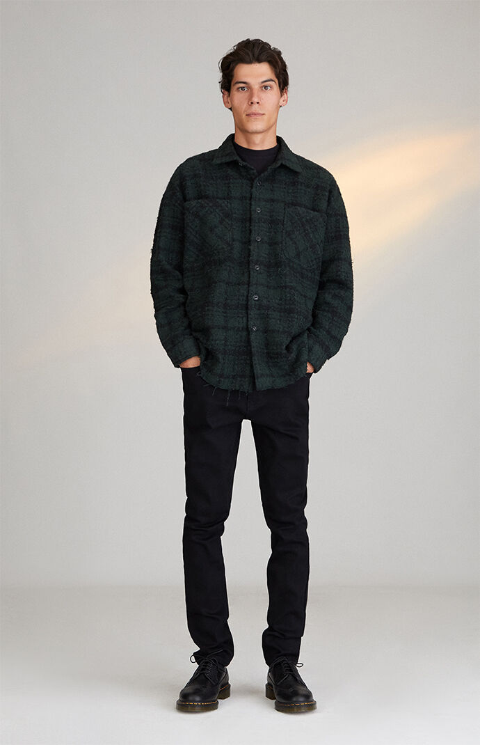 PacSun Black Stacked Skinny Jeans | PacSun