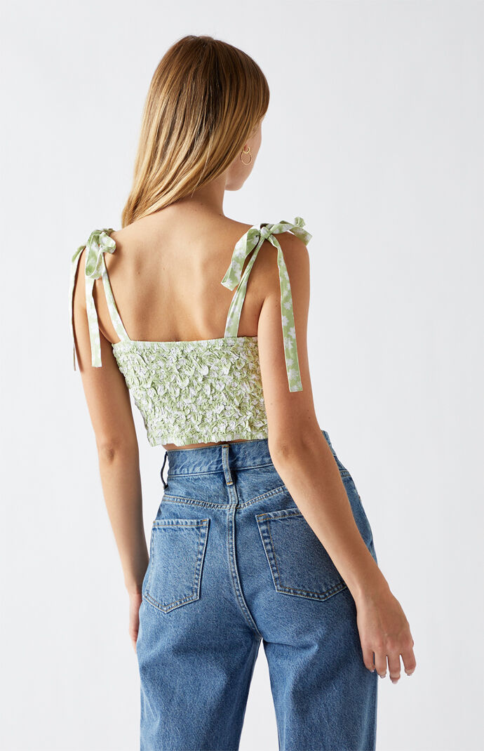 Scrunch Tie Strap Tank Top