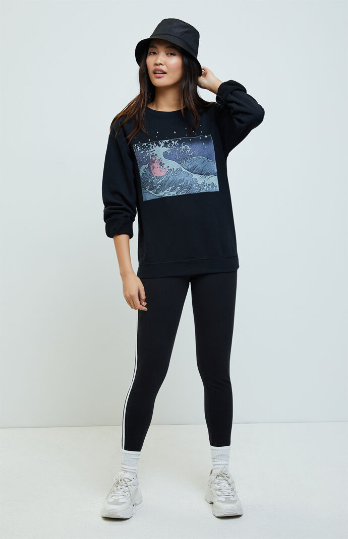 pacsun wave sweatshirt