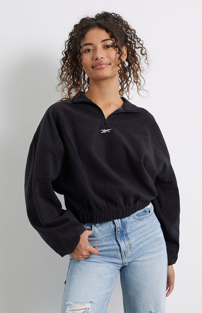 Reebok half zip hotsell sweatshirt