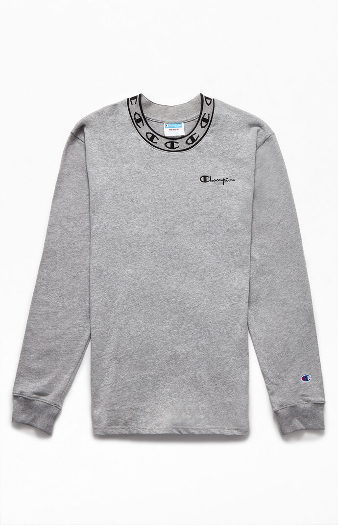 Jacquard Repeat C Long Sleeve T-Shirt 