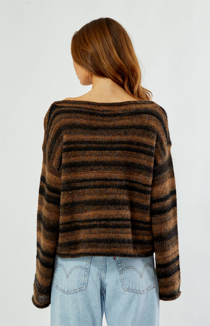 Rhythm Striped Baklava Knit Sweater