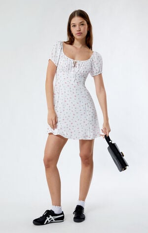 Tie Front Mini Dress image number 4