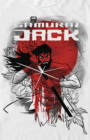 Samurai Jack Ready Warrior T-Shirt Samurai Jack Ready Warrior T-Shirt image number null