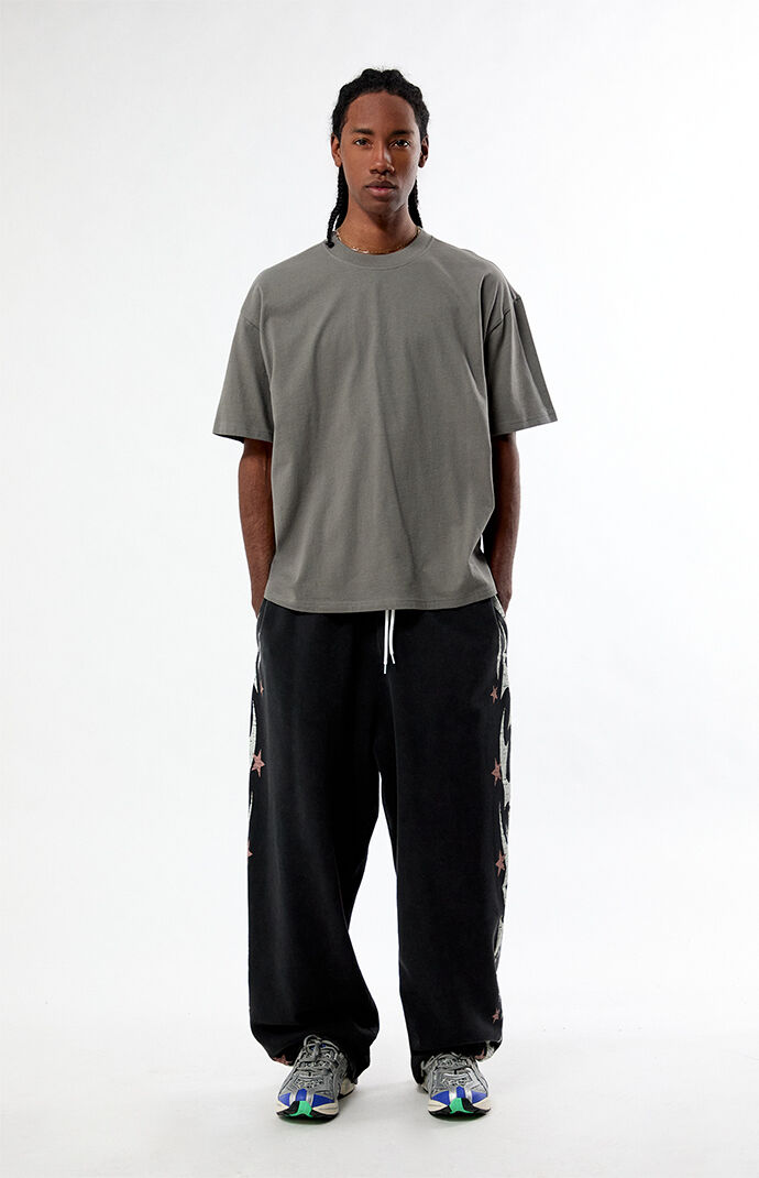 PS Basics Charcoal Basic Oversized T-Shirt