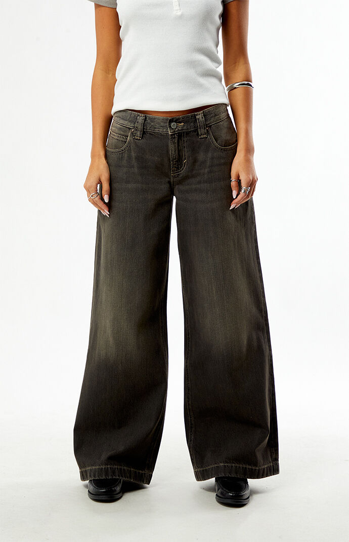Pacsun Sloane Low Rise Ultra Baggy Jeans Brown