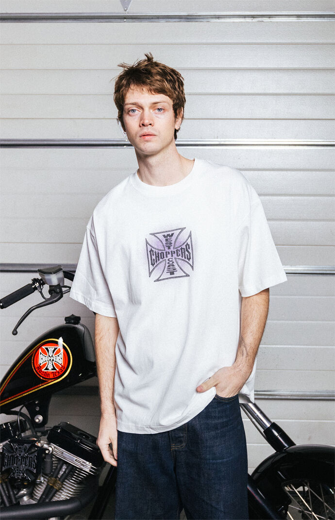 West Coast Choppers Purple Hue Cropped T-Shirt | Pacsun