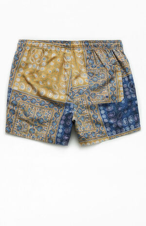 Bandana Block 4.5" Swim Trunks image number 2