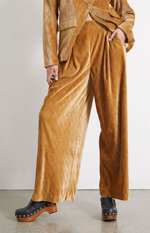 Arianna Crushed Velvet Pants image number 2