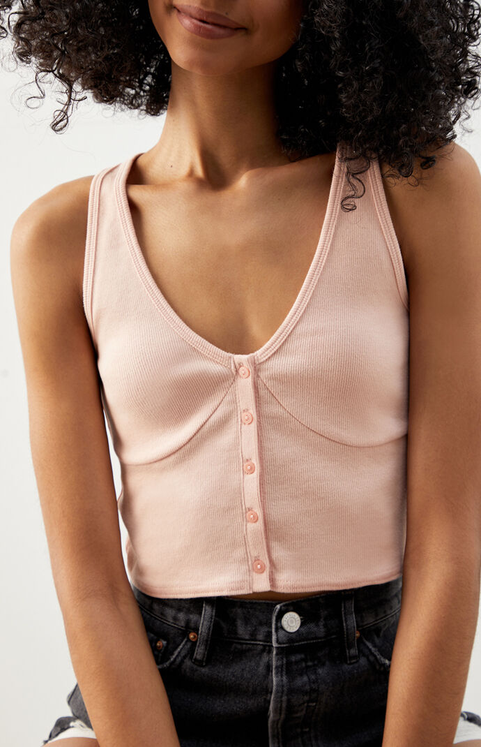 Marissa Button Up Tank Top