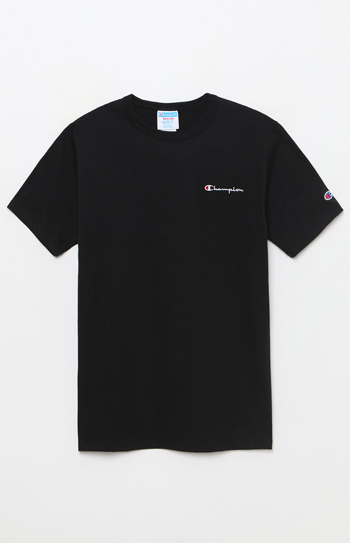 champion t shirt small logo