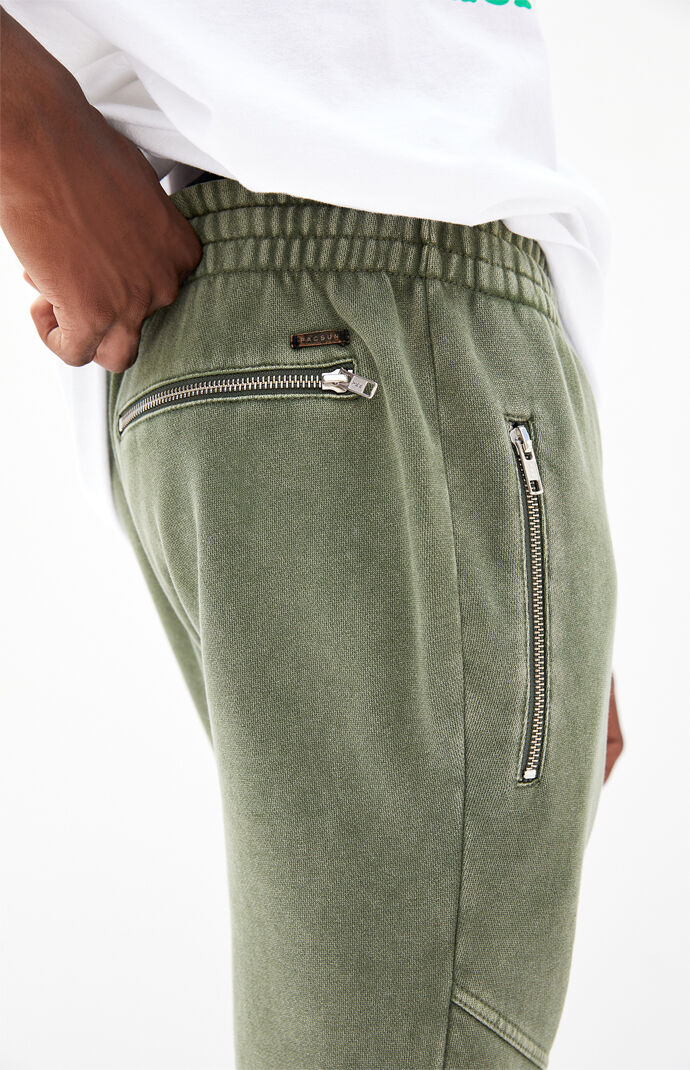 PacSun Green Paneled Jogger Pants PacSun