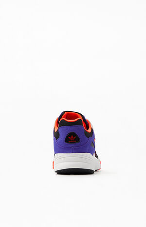 White & Purple Yung-96 Chasm Shoes image number 2