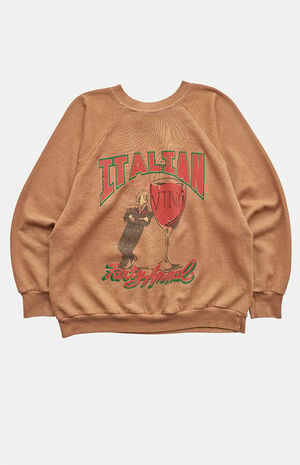 '80s Italian Party Animal Sweatshirt image number 1