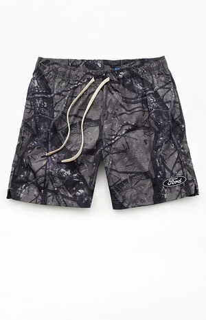 Camo Tree 6.5" Swim Trunks image number 1