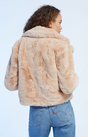 Anya Faux Fur Coat image number 3