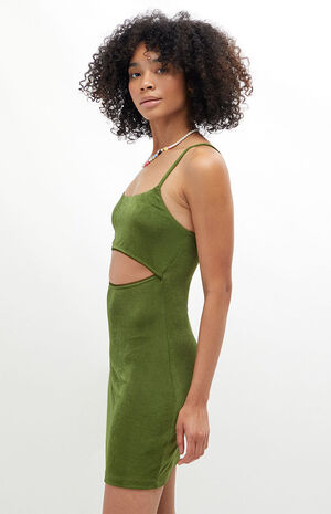 Cutout Slinky Mini Dress image number 2