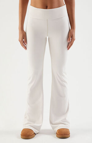 PAC 1980 PAC WHISPER Active Fold-Over Waistband Flare Yoga Pants, PacSun  in 2023