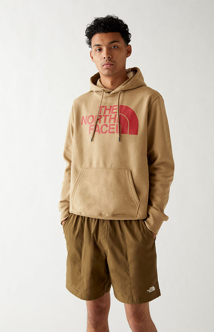 Tan Half Dome Pullover Hoodie