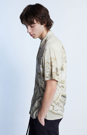 Greek Stone Woven Camp Shirt image number 3