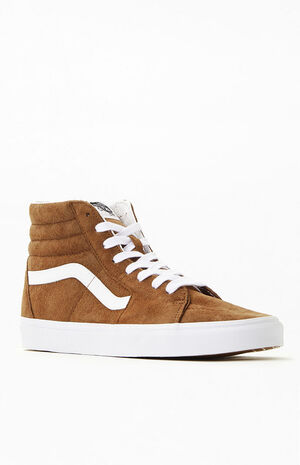Tortoise UA Sk8-HI Pig Suede Shoes image number 1