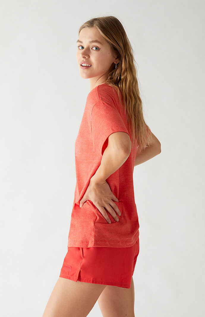 Red Half Dome Tri-Blend T-Shirt