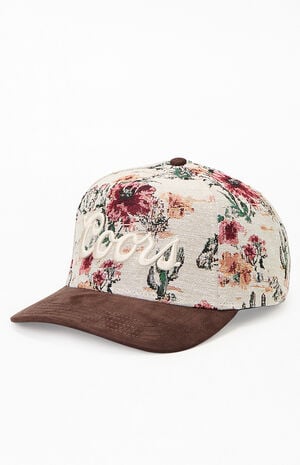 Jacquard and Faux Suede Coors Snapback Hat image number 4