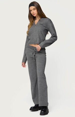 Ayah Knit Zip Up Hoodie image number 4