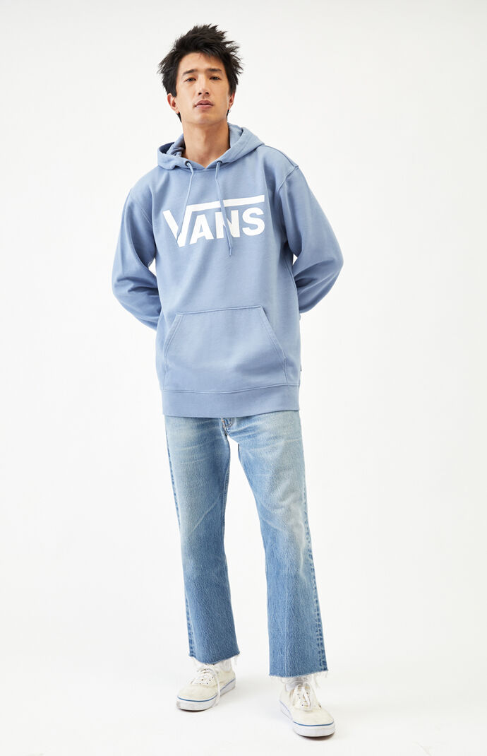 Blue Classic Pullover Hoodie
