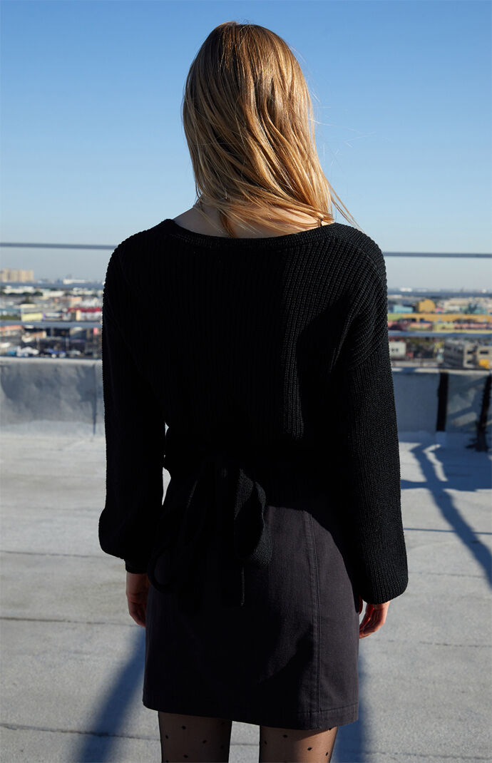 Ballet Wrap Sweater