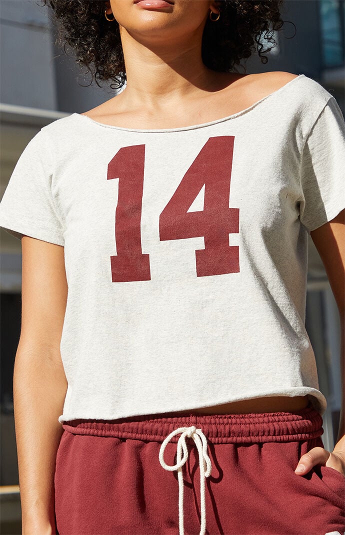 John Galt Silver 14 Robyn Off-The-Shoulder Top