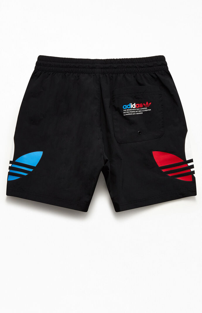 Recycled Tricolor 17" Swim Trunks
