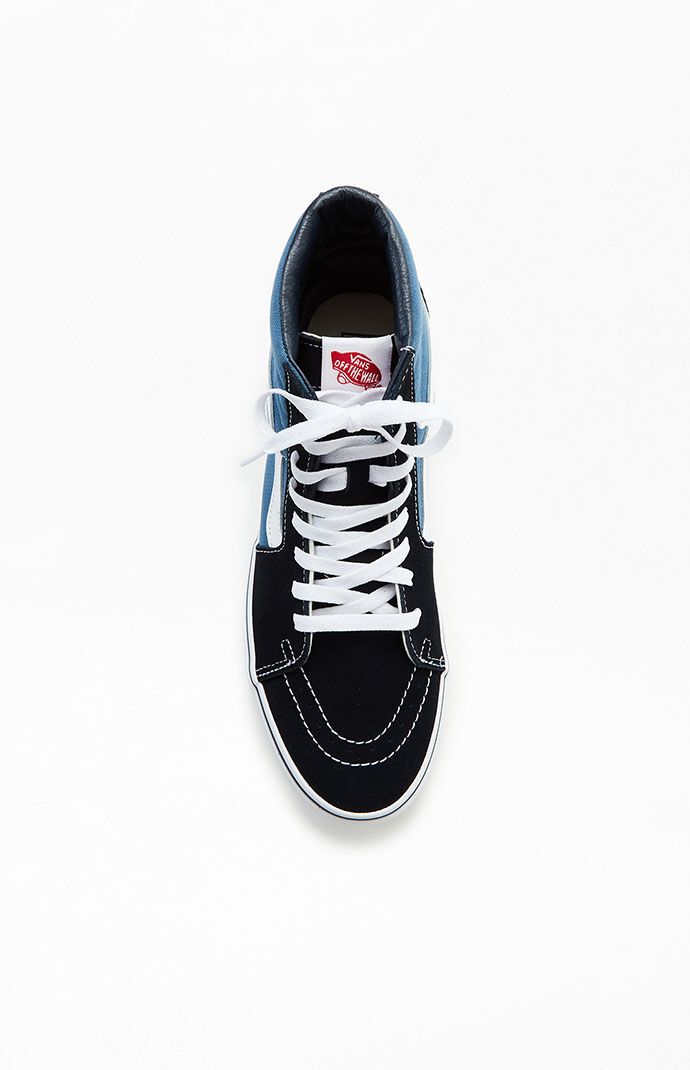 sk8 hi navy vans