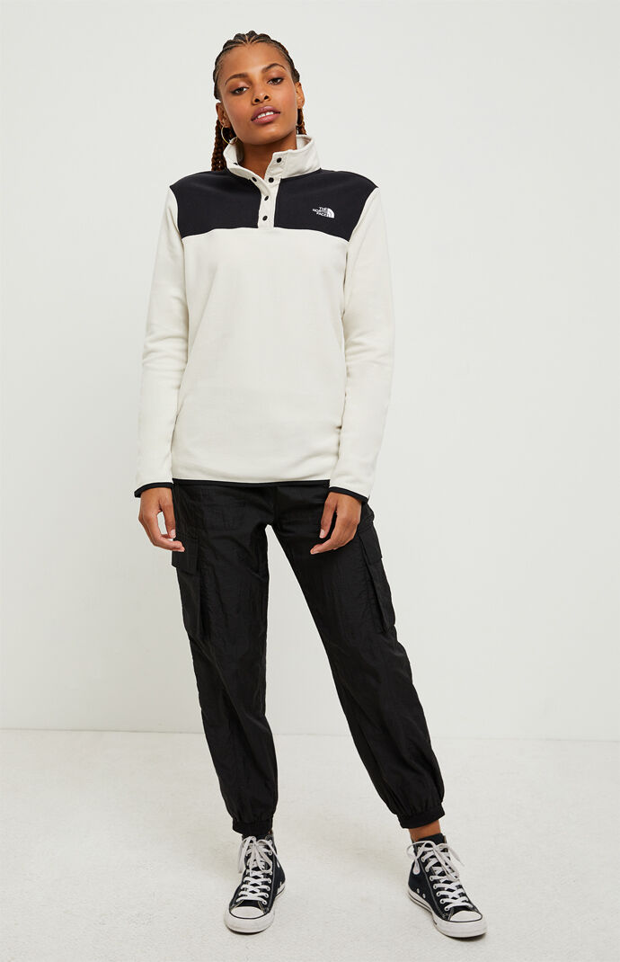 Glacier Snap-Neck Pullover Sweatshirt