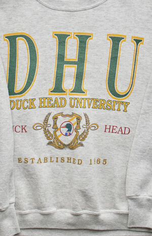 '90s Duck Head University Crew Neck Sweatshirt image number 3