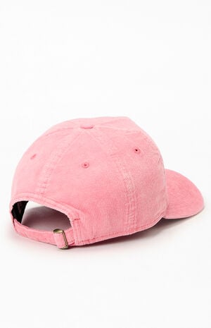 Pink Atlanta Braves Corduroy 19TWENTY Strapback Hat image number 2