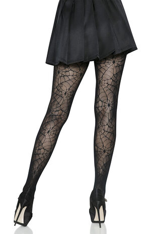 Spiderweb Lace Tights image number 2
