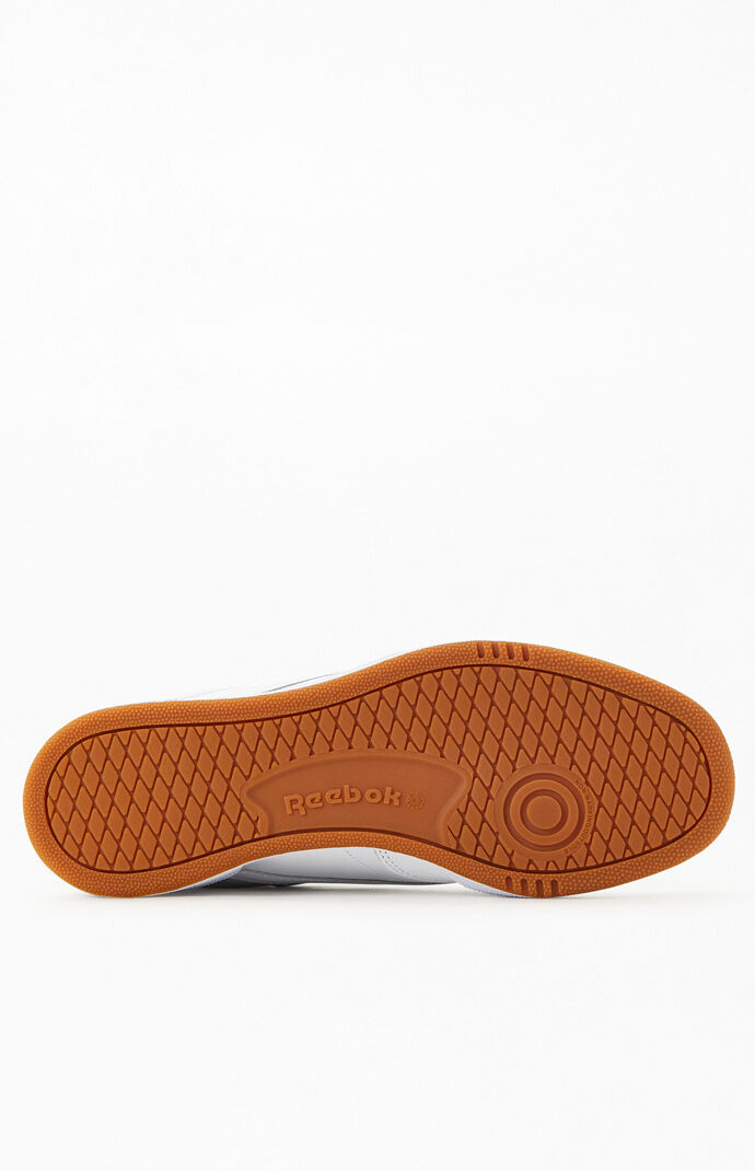White & Gold Club C 85 Shoes