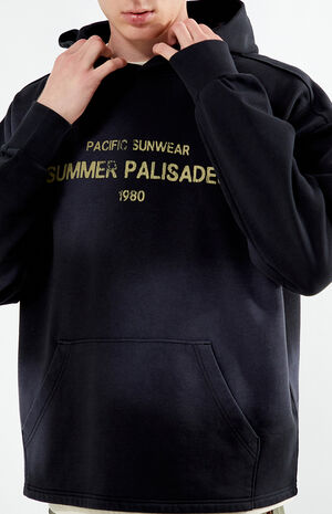 Black Pacific Sunwear Palisades Cropped Hoodie image number 2