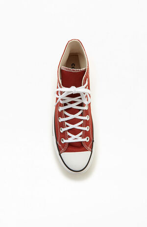 Red Chuck Taylor All Star Lift High Top Sneakers image number 5