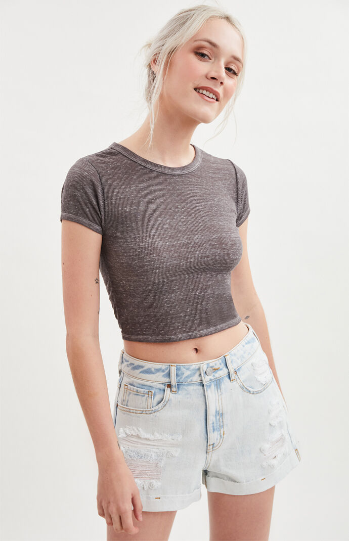 Blue Horizon Ribbed T-Shirt
